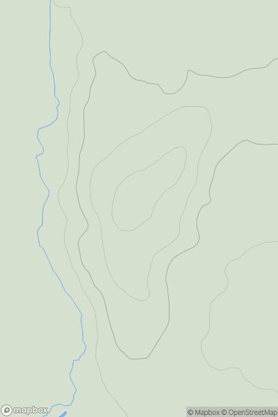 Thumbnail image for Windy Ridge [Central and Eastern England] showing contour plot for surrounding peak